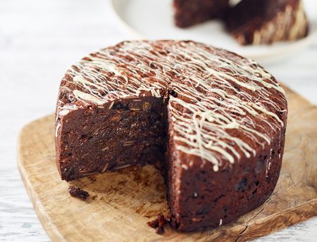 Chocolate Fruit Cake in a Gift Box