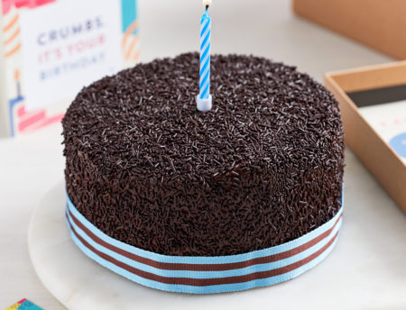 Chocolate & Vermicelli Birthday Cake in a Gift Box