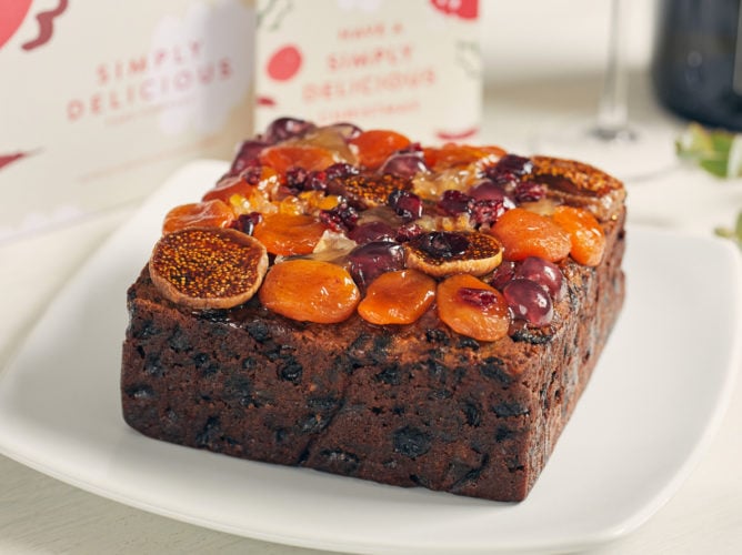 Christmas Bejewelled Cake in a Gift Box
