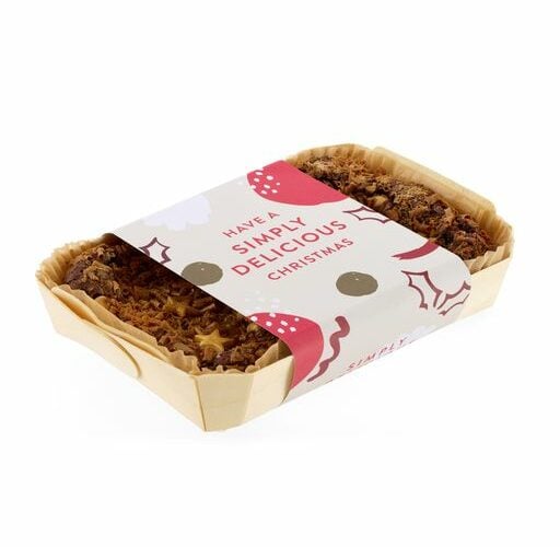 Luxury Christmas Chocolate Brownie